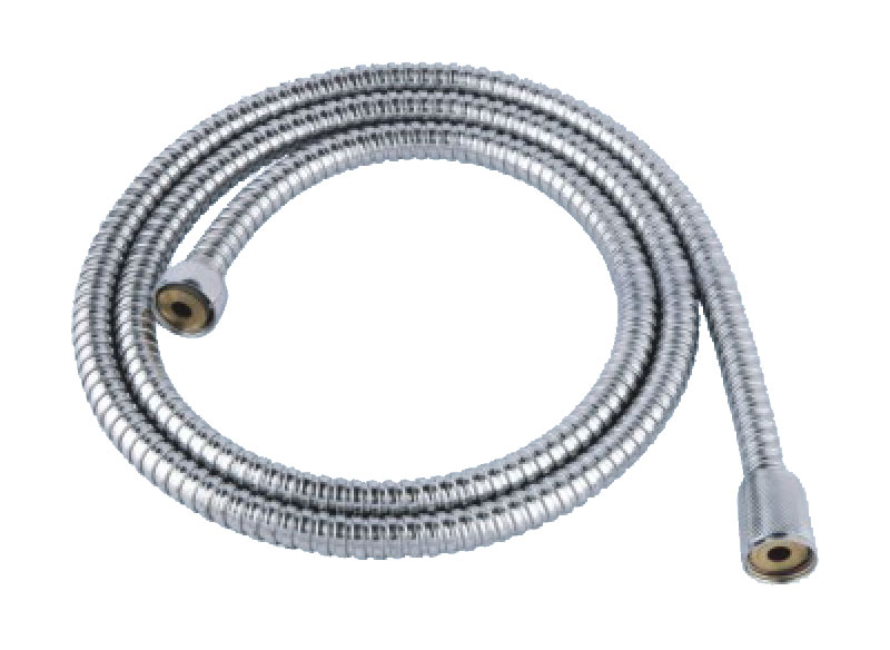 How does the design of the stainless steel single lock shower hose improve the comfort of the shower experience?