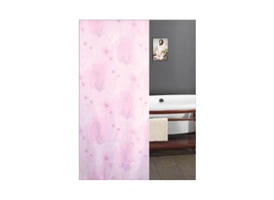 YL-09 Waterproof Polyester Fabric Shower Curtain