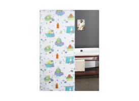 YL-12 Polyester Printed Design of Shower Curtain