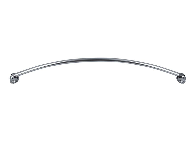 What Are the Different Finishes Available for the AL60P Aluminum Curved Shower Rod?