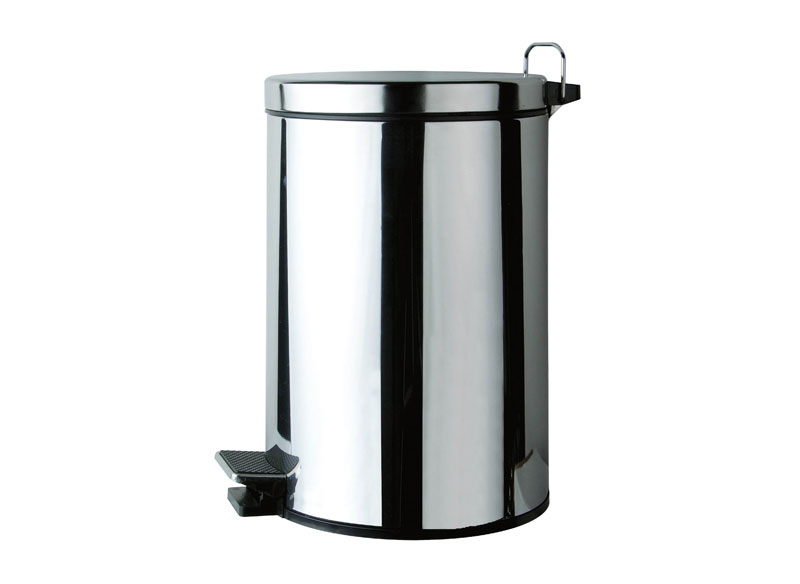 Open Top Polished Dustbin