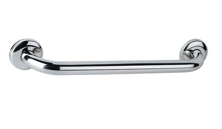 How is the Stainless Steel Polished Grab Bar polished?
